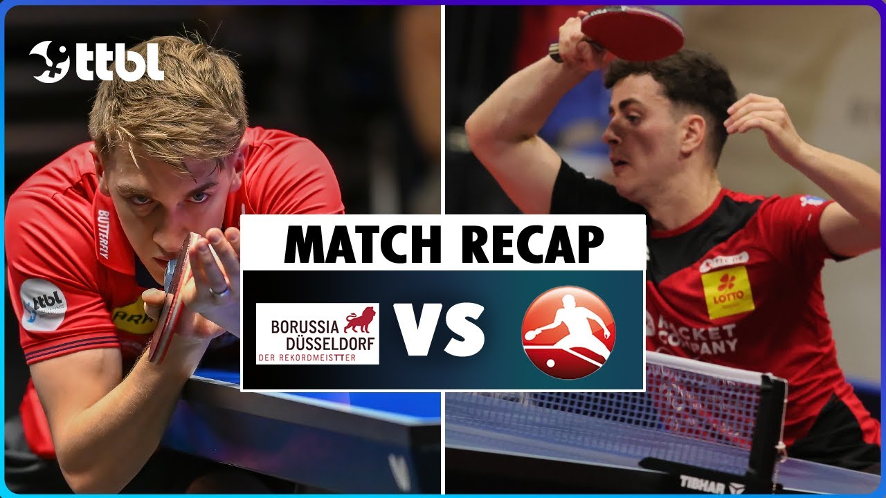 DÜSSELDORF vs. BAD HOMBURG (Tischtennis Bundesliga Recap) | Matchday 14 | 2025/2026