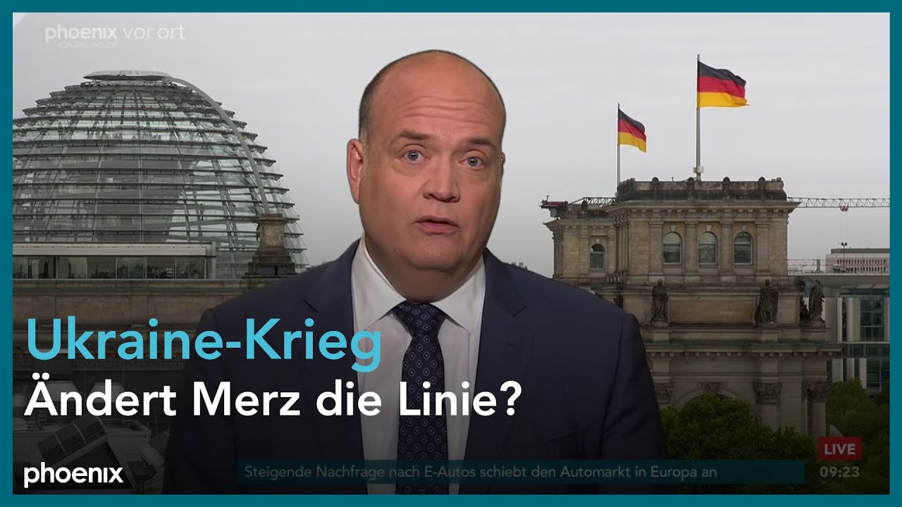 phoenix nachgefragt mit Robin Alexander zur Ukraine-Politik am 27.05.25