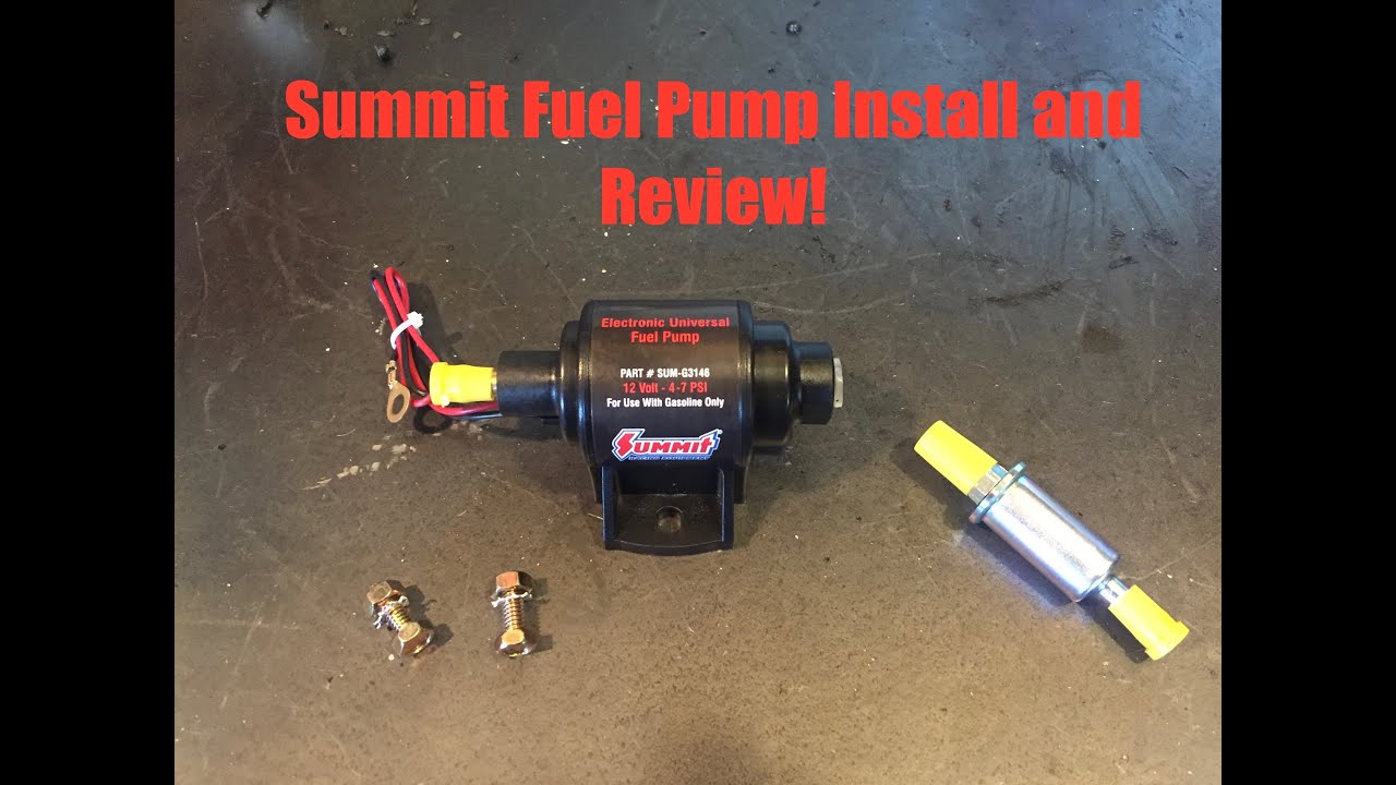 Установка и обзор топливного насоса Summit Racing