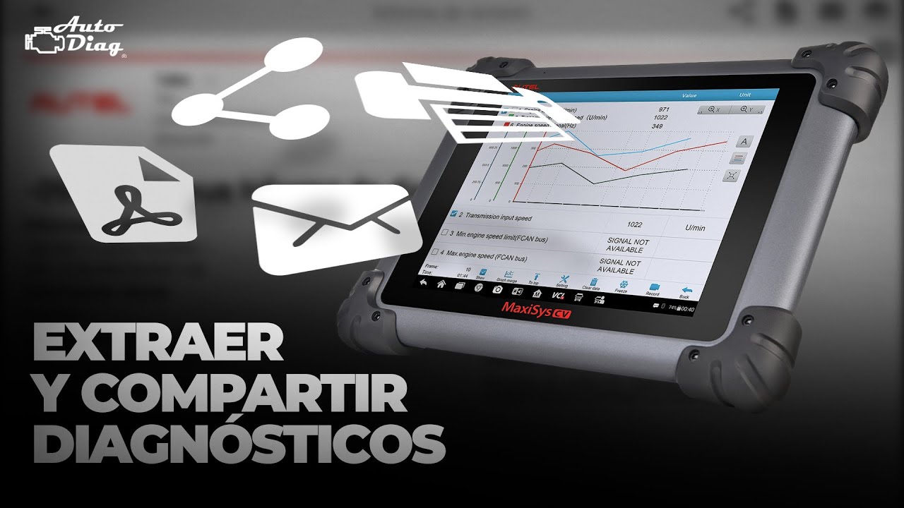Compartir historial de diagnósticos desde dispositivos AUTEL