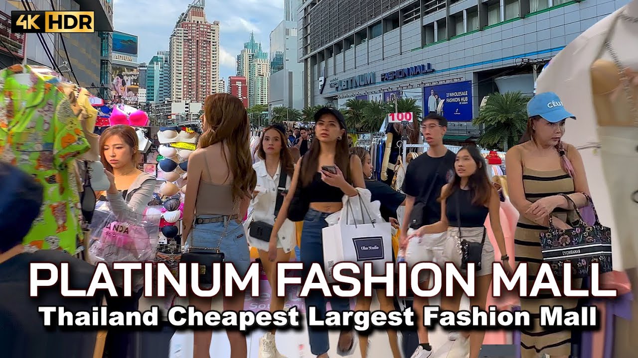 🇹🇭 4K HDR | The Best Cheapest Fashion Mall | Platinum Bangkok Mall | Full Walking Tour
