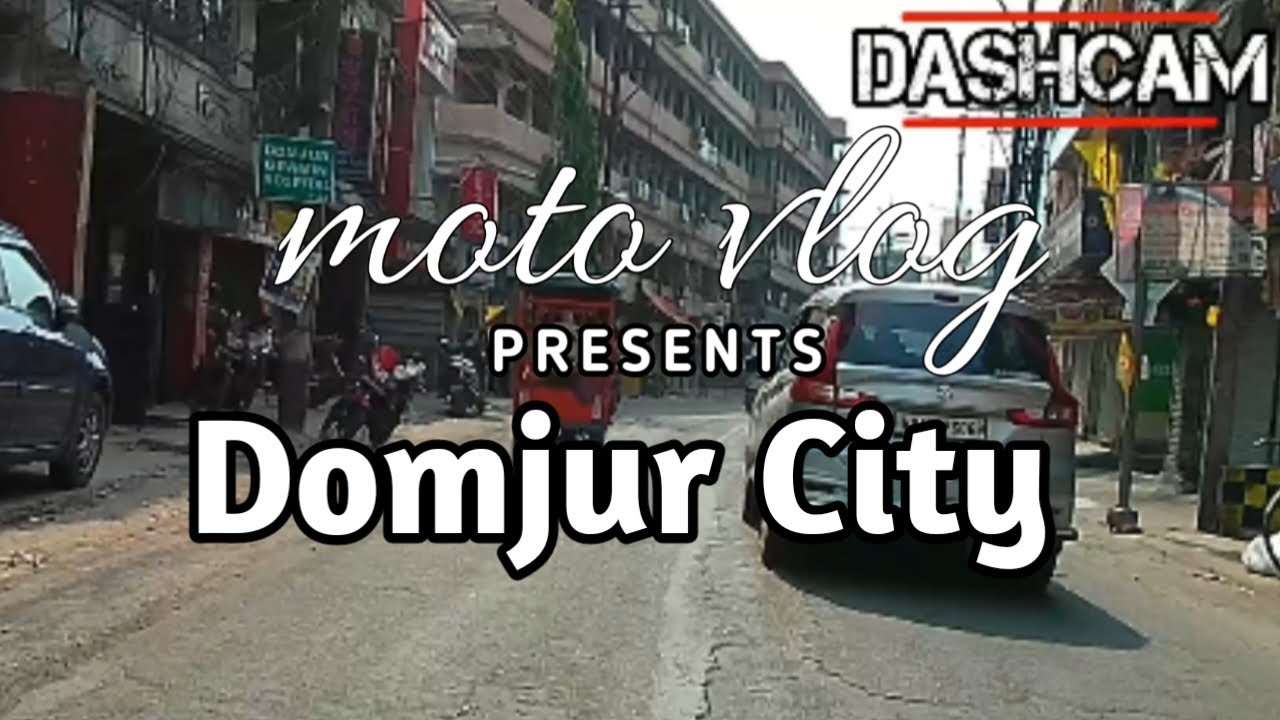 Moto vlog | Domjur City