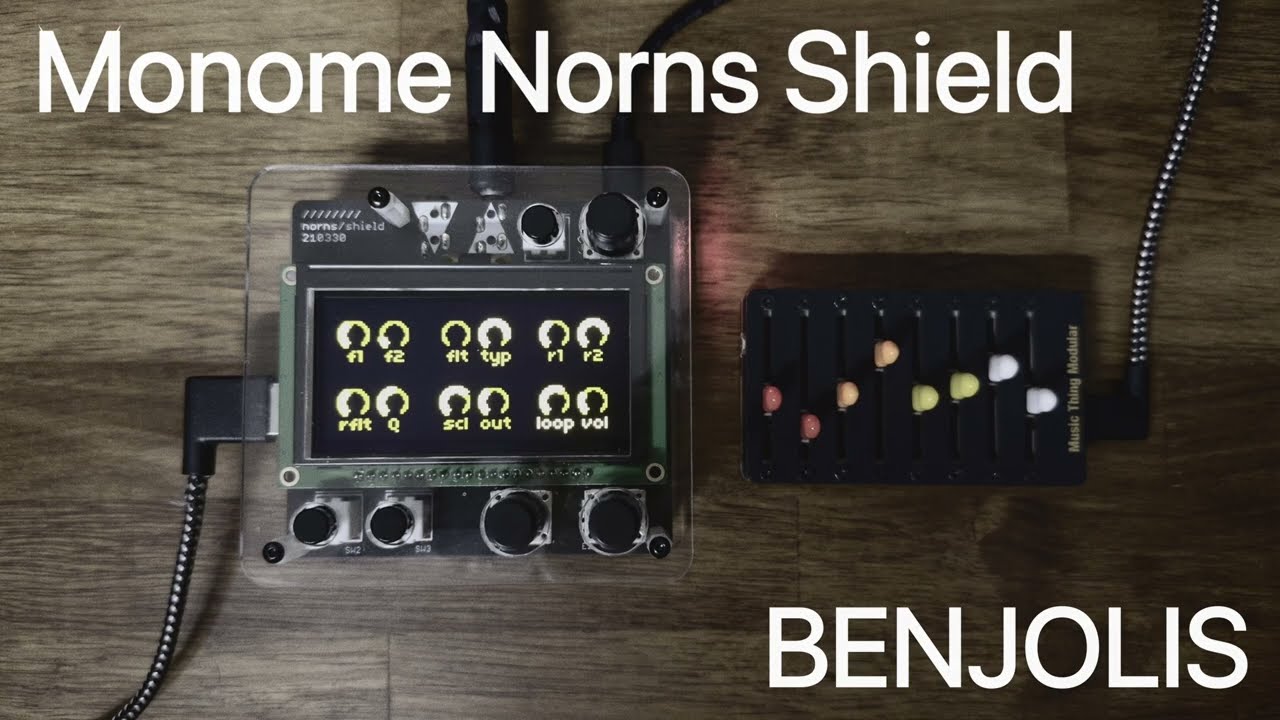 Monome Norns Shield - benjolis