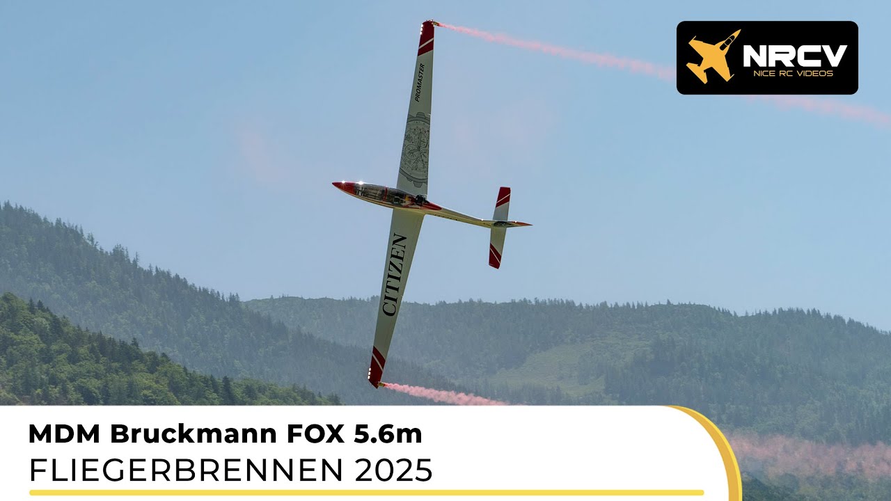 MDM Burckmann FOX 5.6m | FLIEGERBRENNEN 2025 | JETI Duplex | Schübeler 130 EDF | KST & CHA Servos