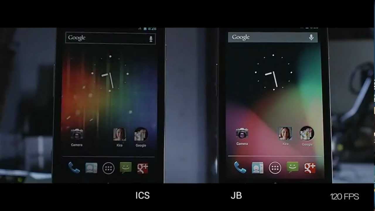 Galaxy Nexus : Android 4.1 Jelly Bean vs Android 4.0 ICS