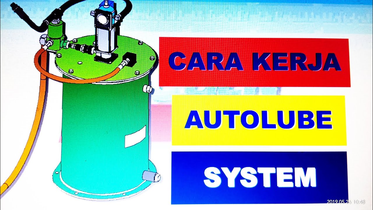 Cara kerja grease pump ( Autolube pump)