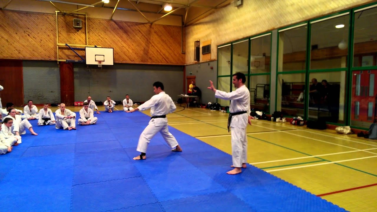 Yamaguchi Sensei teaching Empi.