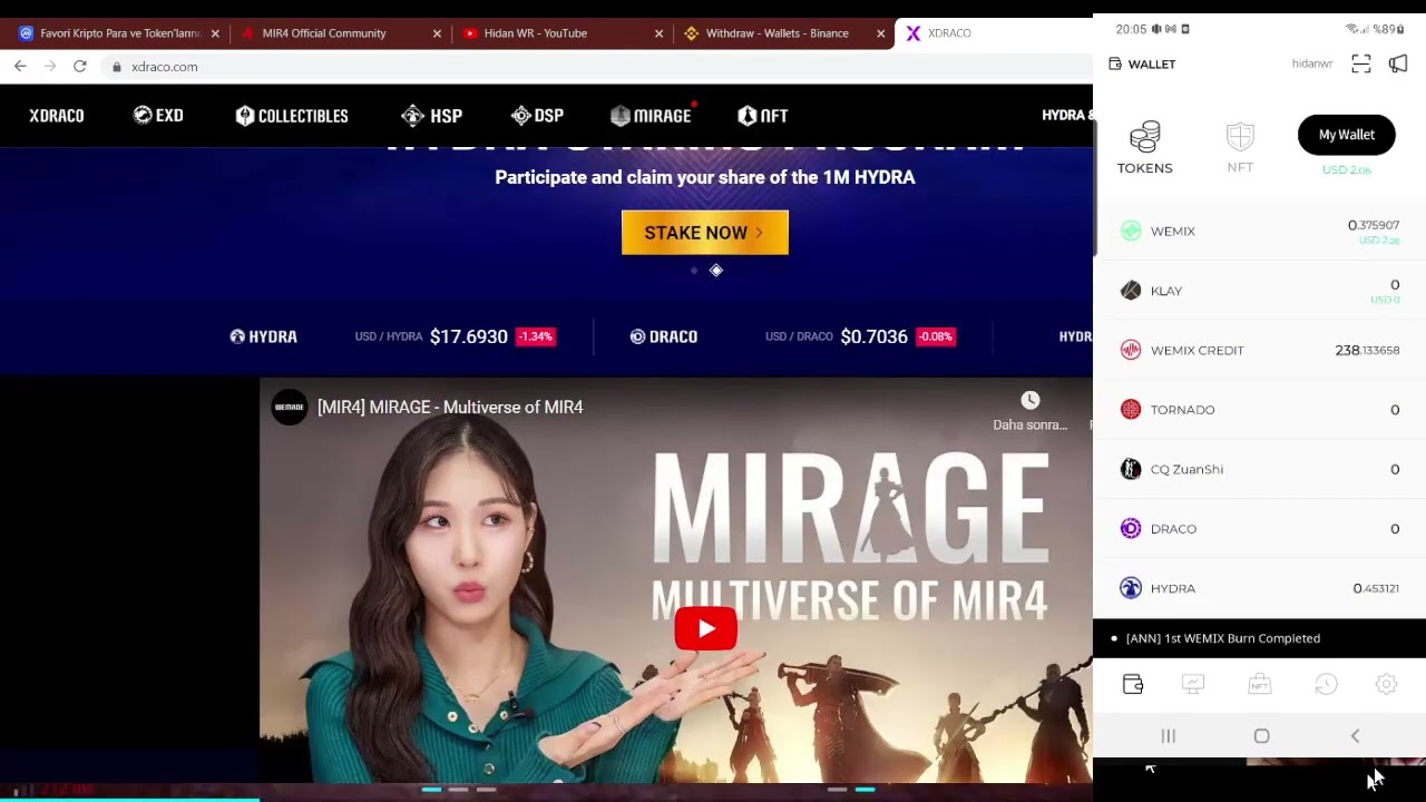 Mir4 NFT SATIN ALMA İŞLEMİ/ Binance'den Klay Aktarım Rehberi