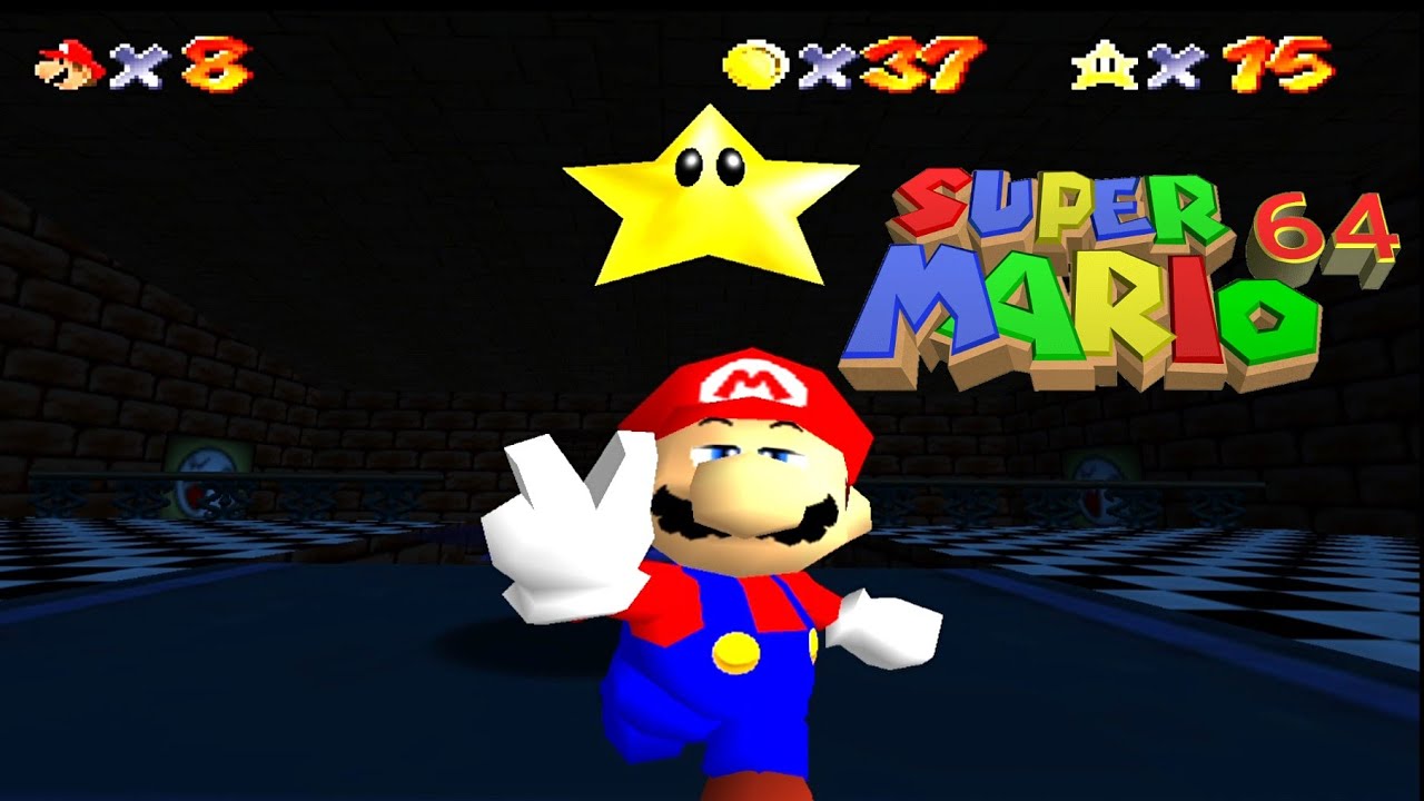 Super Mario 64 Warped Worlds / His Personalized Copy - Anniversary Edition 15/25 Stars