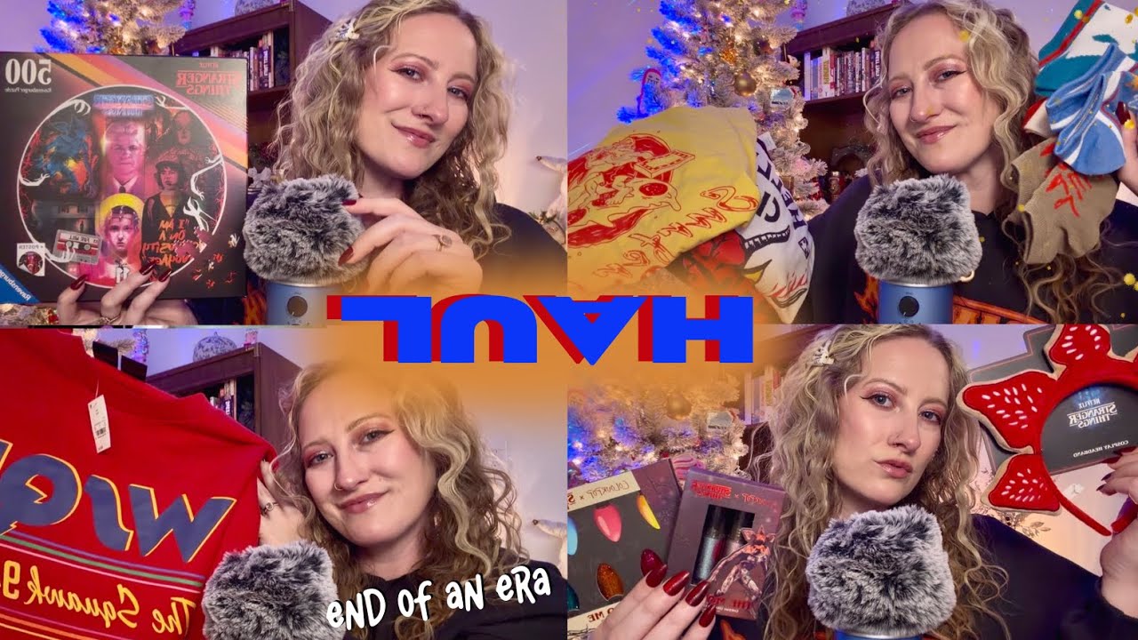 Покупки по сериалу «Очень странные дела» в стиле ASMR и теории о финальном эпизоде ​​🚲♡📡
