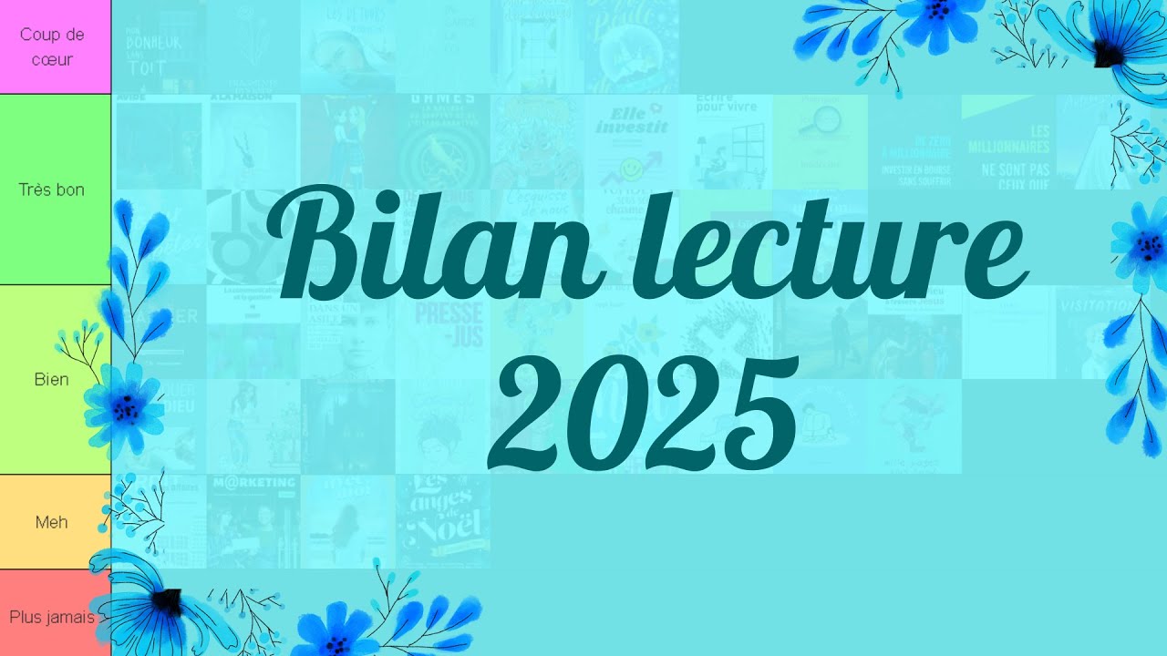 Mon bilan de lecture 2025