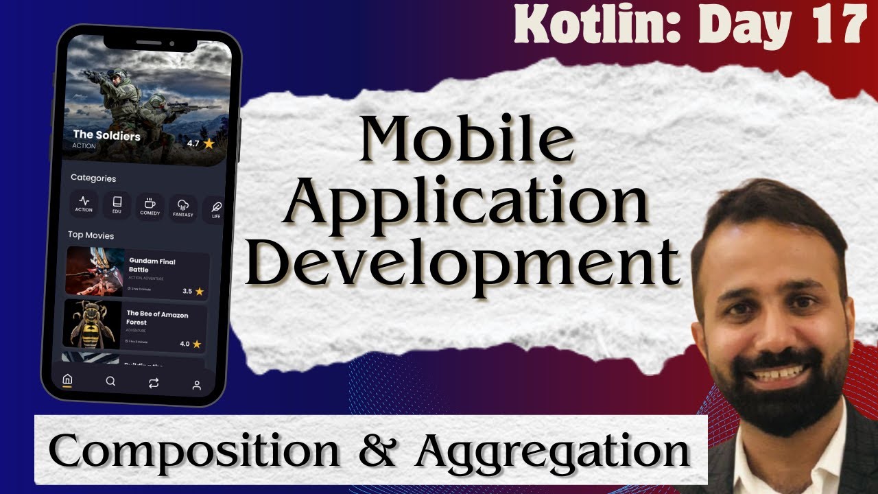 Kotlin Day 17 | OOP Composition & Aggregation Explained | Programming with Rana Waqas
