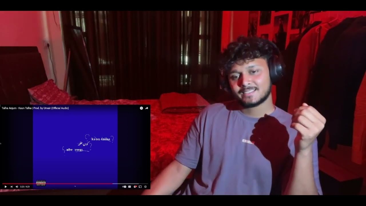 JANWIN REACTS to KAUN TALHA by TALHA ANJUM || WEIRD BEEF?? #dhh #reaction #naezythebaa #talhaanjum
