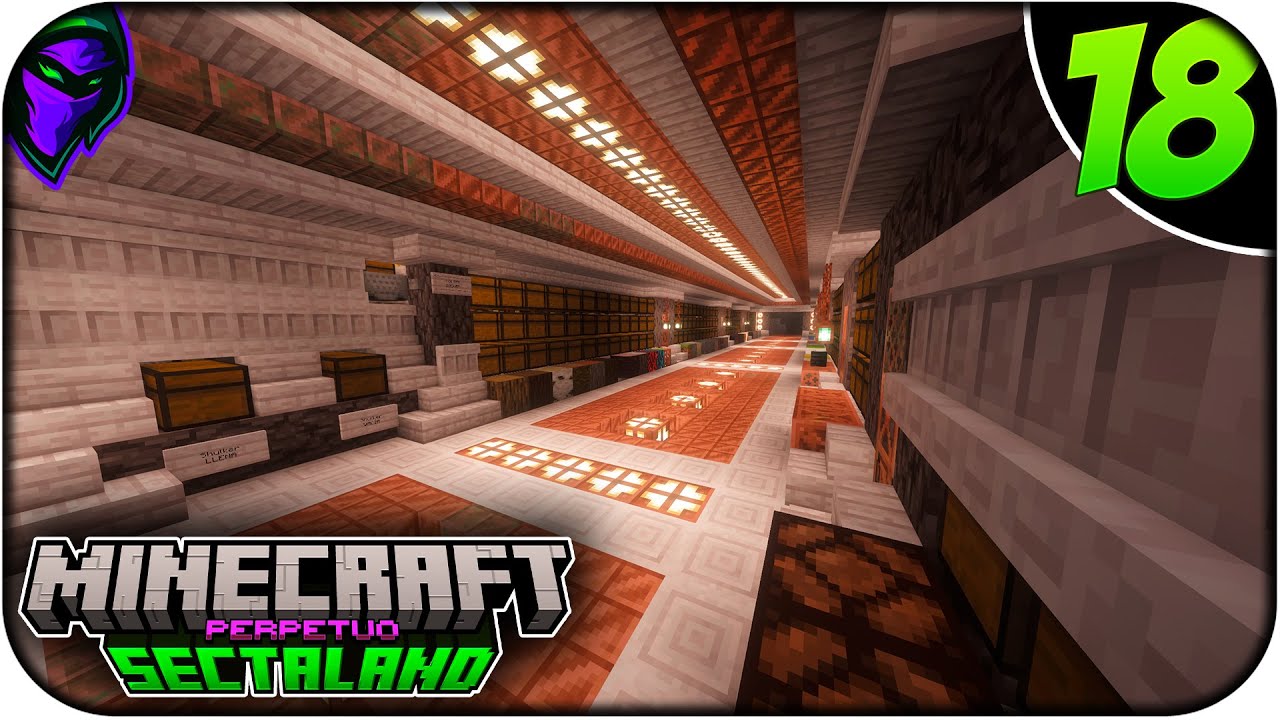Terminamos el almacenamiento - Minecraft Survival Técnico - Directo 18