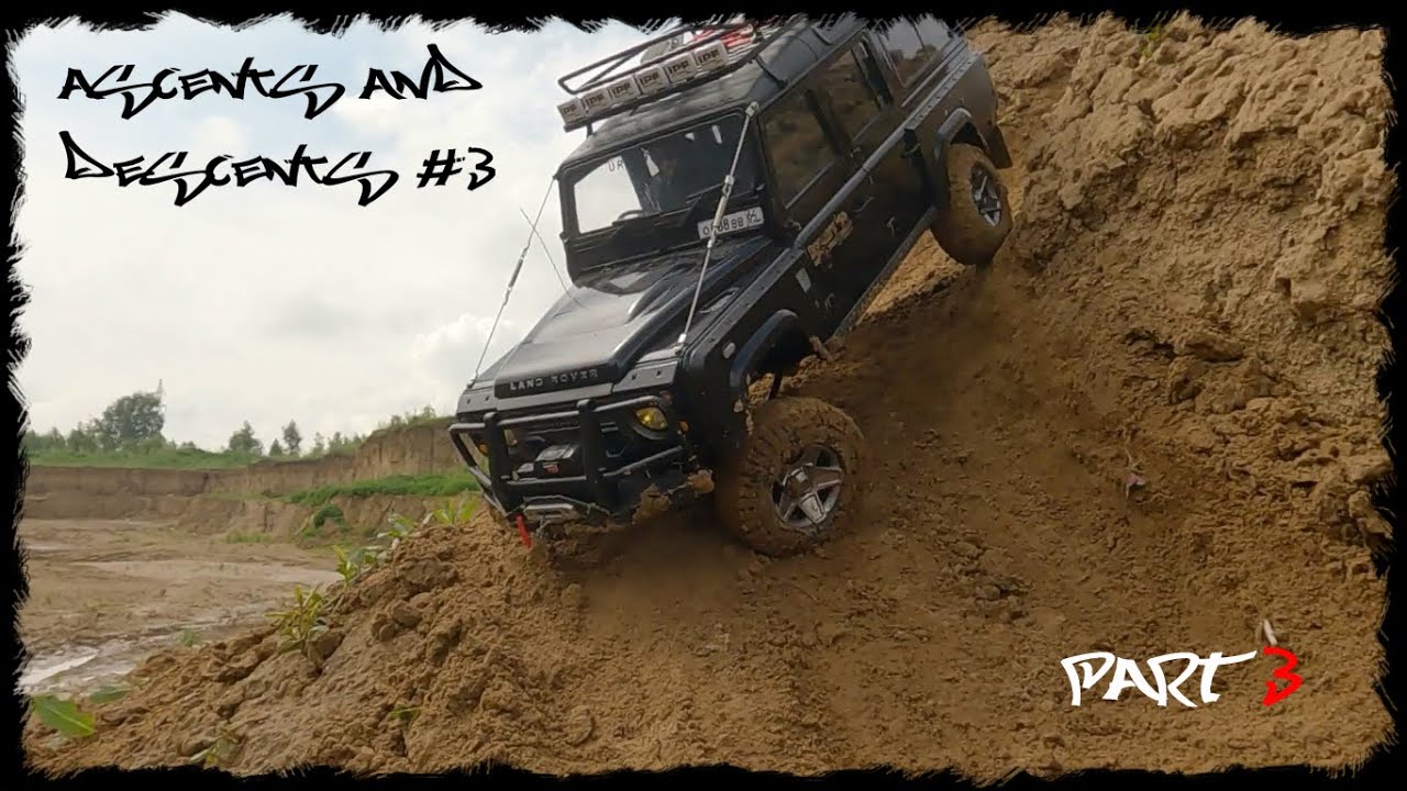 JEEP WRANGLER, DEFENDER 110 Body kit - ASCENTS AND DESCENTS #3 Part 3  #rc  #offroad #rctrophy