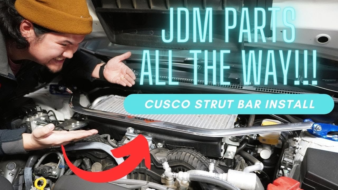 2022 SUBARU WRX VB CUSCO FRONT STRUT BAR INSTALL (How to)