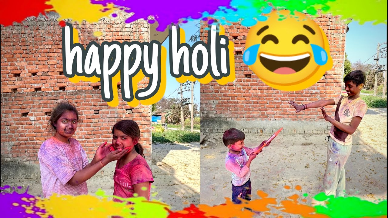 Happy holi 🥰|| smart team all in 