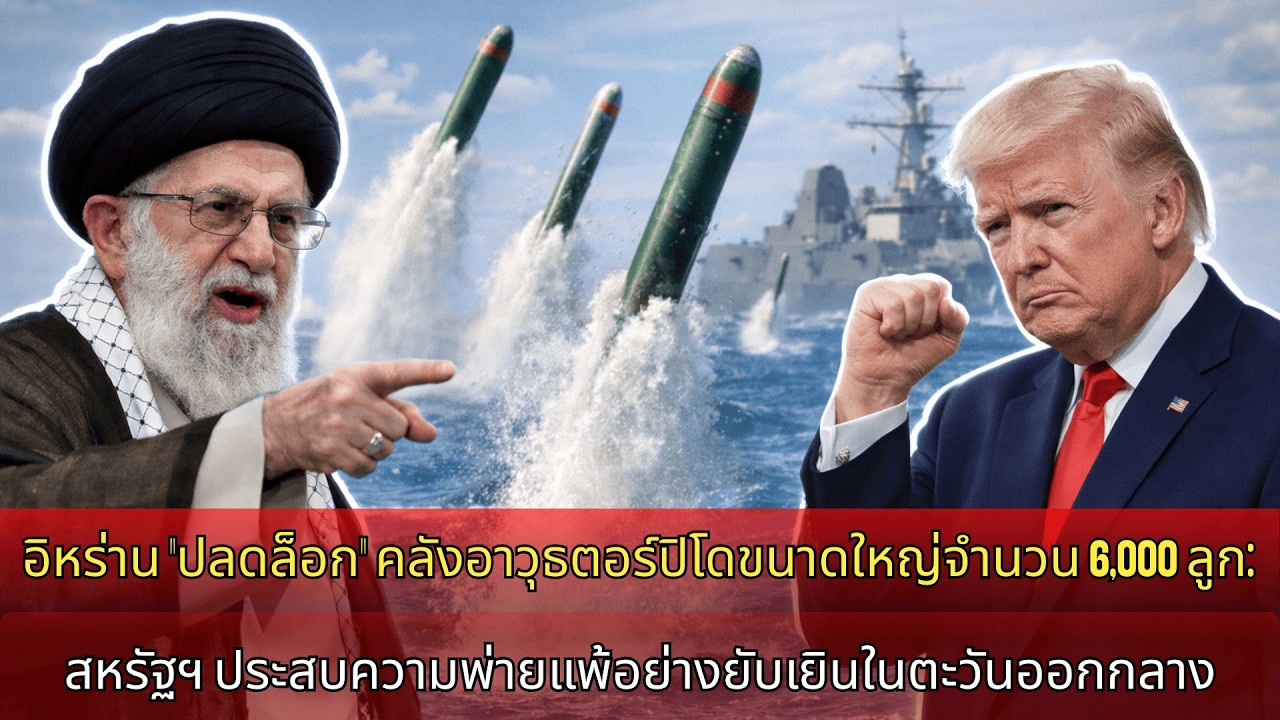 ข่าวด่วน! อิหร่านงัดซูเปอร์อาวุธ ตอร์ปิโด 6,000 ลูก: สหรัฐฯ พ่ายแพ้ช็อกโลกในตะวันออกกลาง