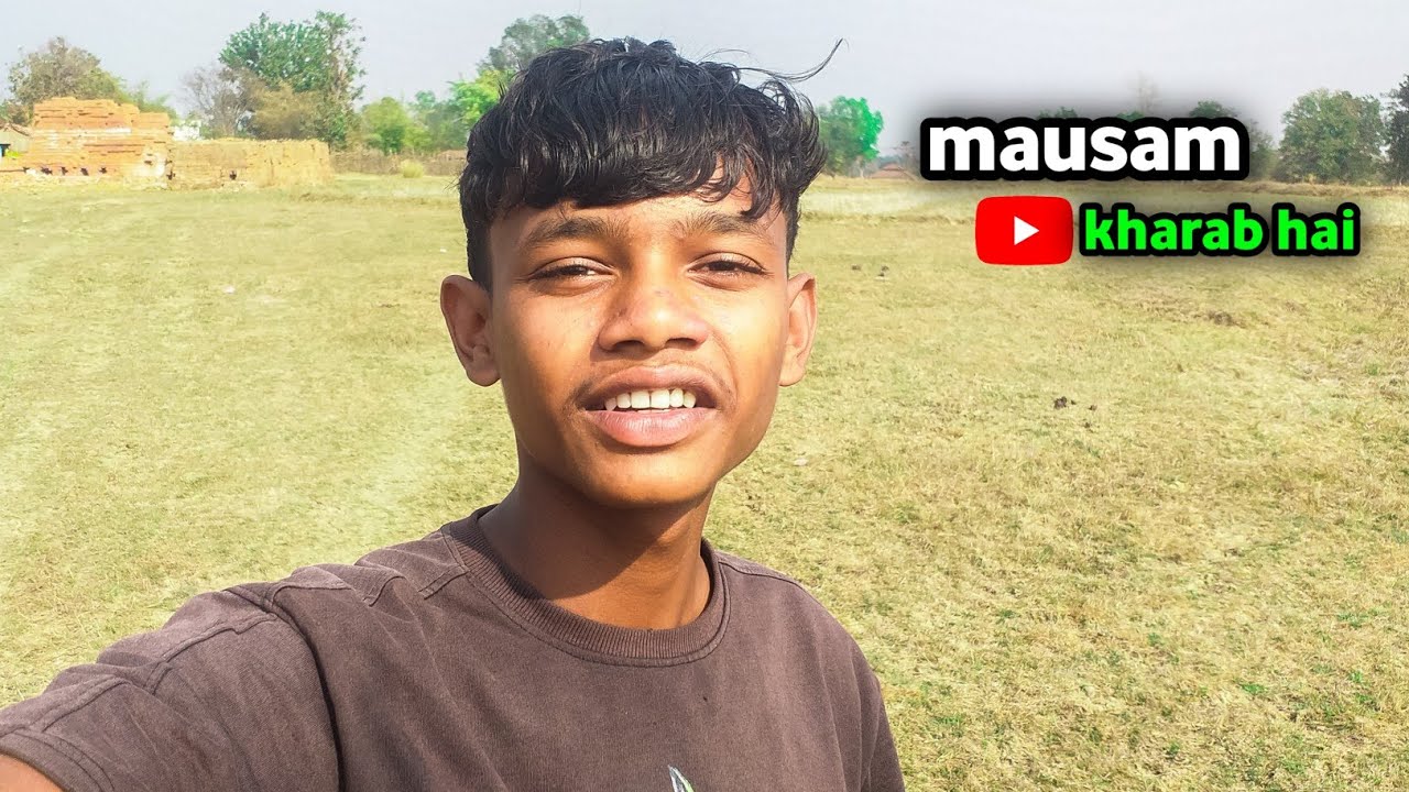 Aaj mausam kharab tha 😯😯