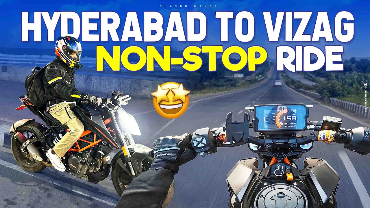 Hyderabad to Vizag | EP 1 | Telugu motovlog |chandu manoj |