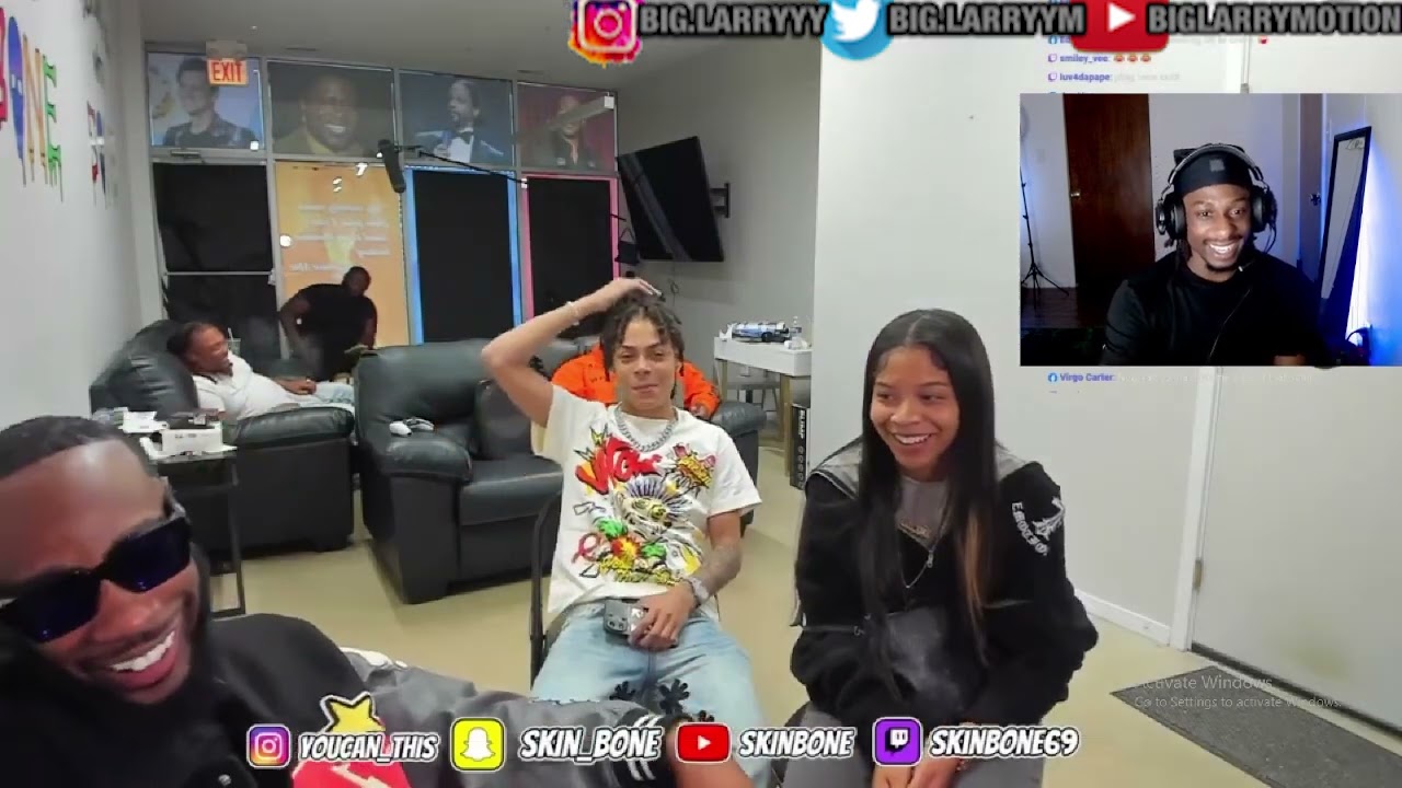 SUGARHILL DDOT & STAR BANDZ STREAM (SkinBone live stream)😂| BIGLARRY REACTIONS