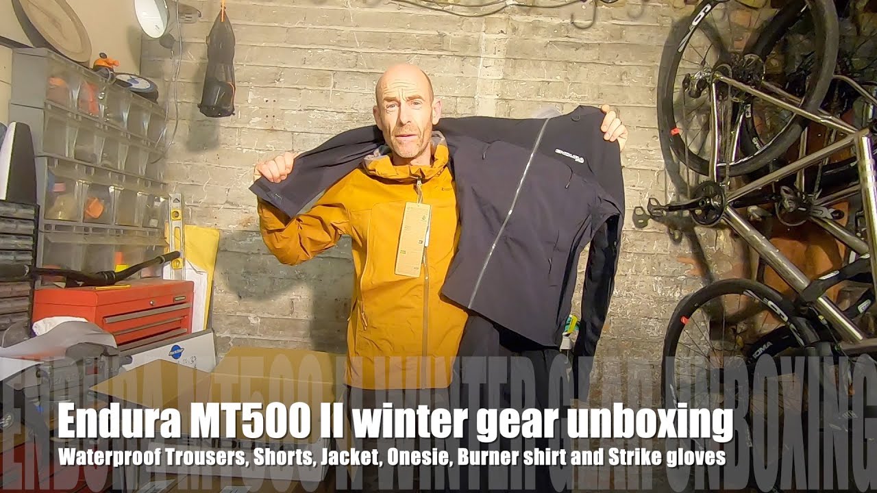 New Endura MT500II Waterproof mountain bike kit unboxing