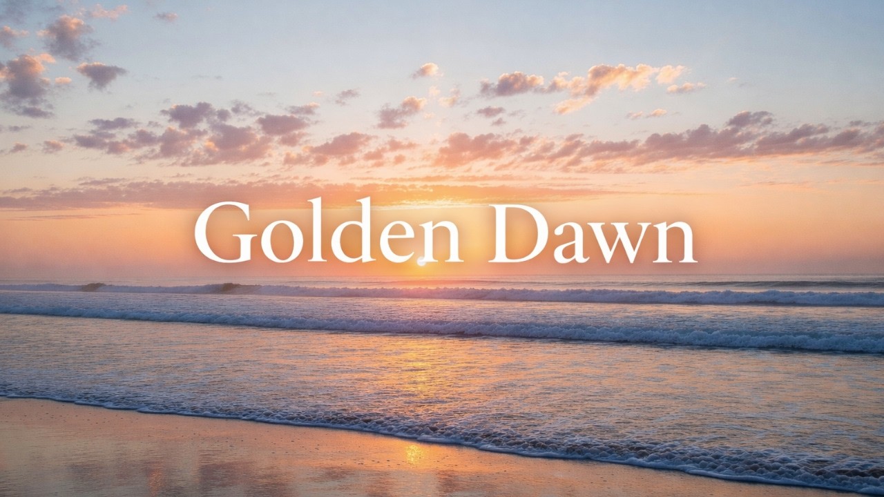 Whispers of the Golden Dawn | Calm Ambient Piano for Deep Peace 1 Hour