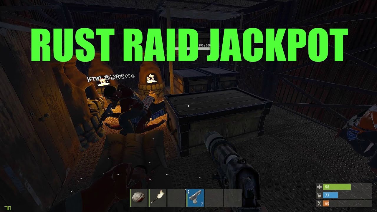 RUST - RUST RAID JACKPOT | boosting raid | easy loot