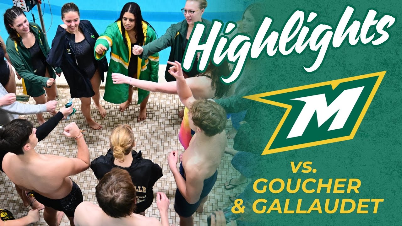 McDaniel Swimming Highlights | 1-24-26 vs. Goucher & Gallaudet