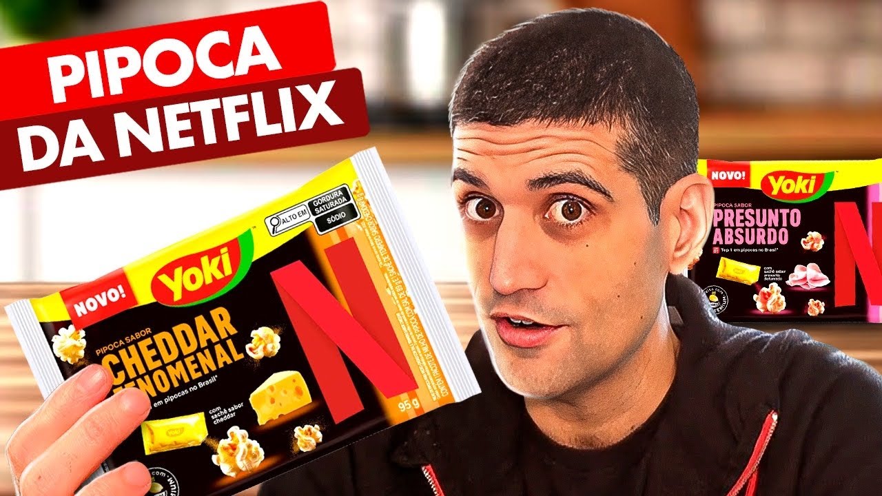 Comi as PIPOCAS sabor NETFLIX (Presunto Absurdo e Cheddar Fenomenal)