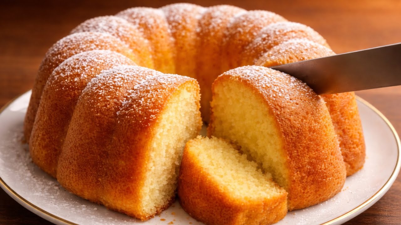 Classic Hot Milk Sponge Cake | Perfect Tea Time Dessert
