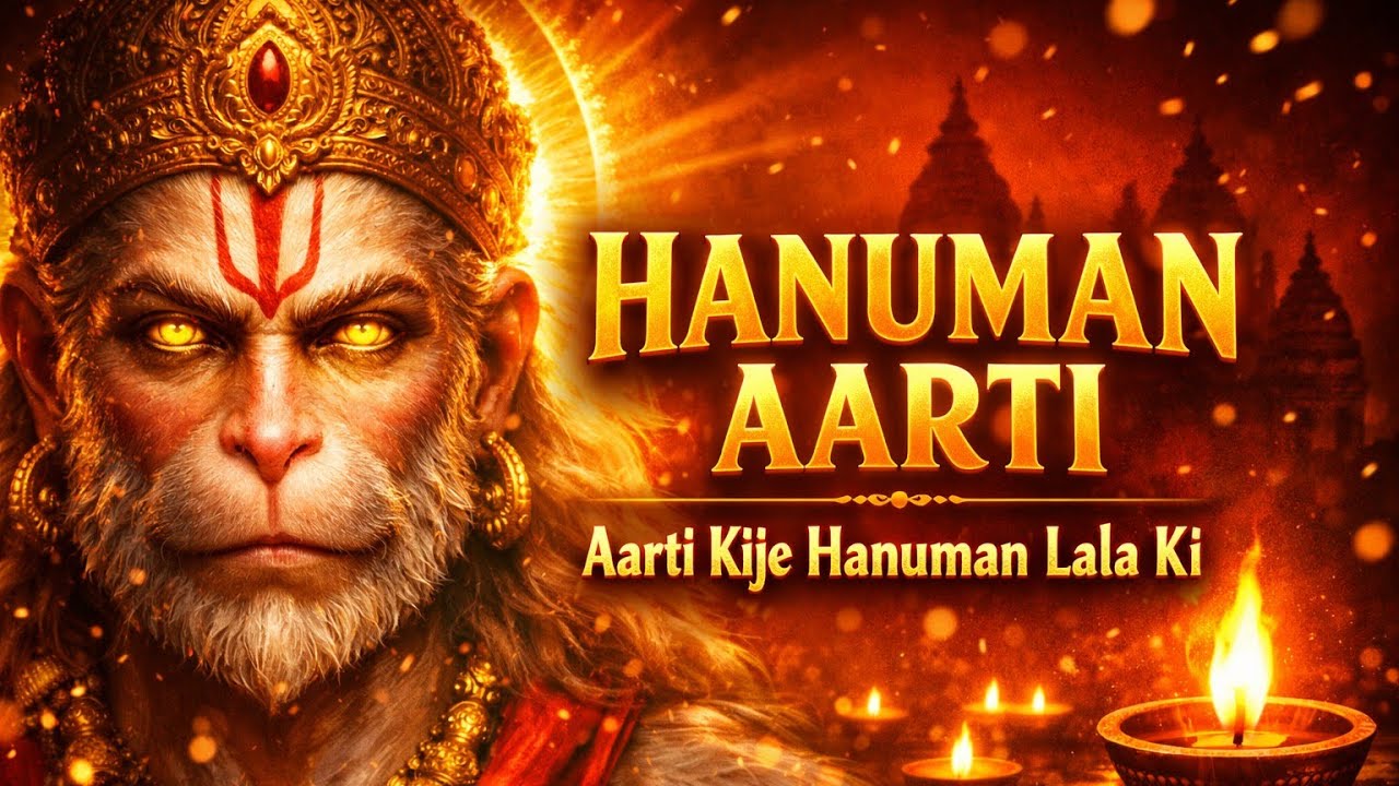 Hanuman Aarti 🔱 Aarti Kije Hanuman Lala Ki | Powerful Hanuman Bhajan | Ananta Rhythm 