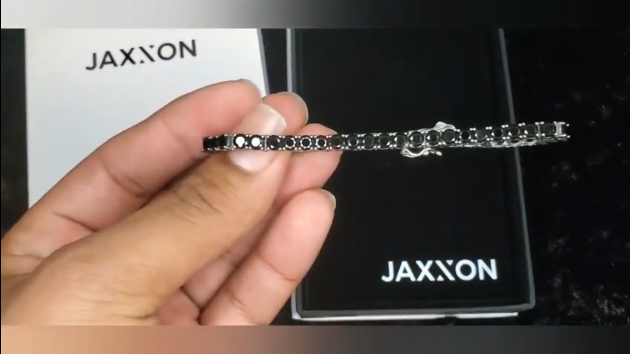#jaxxon  black (cz) diamond #tennis  bracelet #unboxing and first impressions
