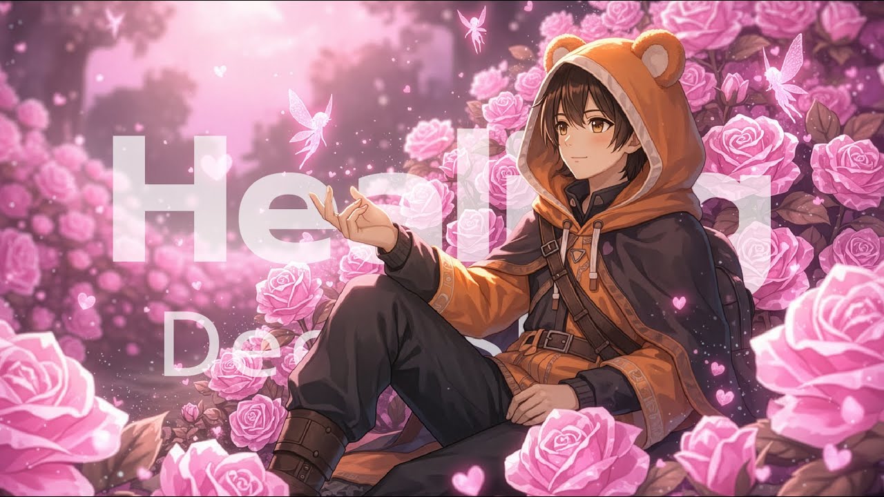 Pink Crystal Rose Ambience 🧚‍♀️ Sweet Valentine Lofi for Sleep