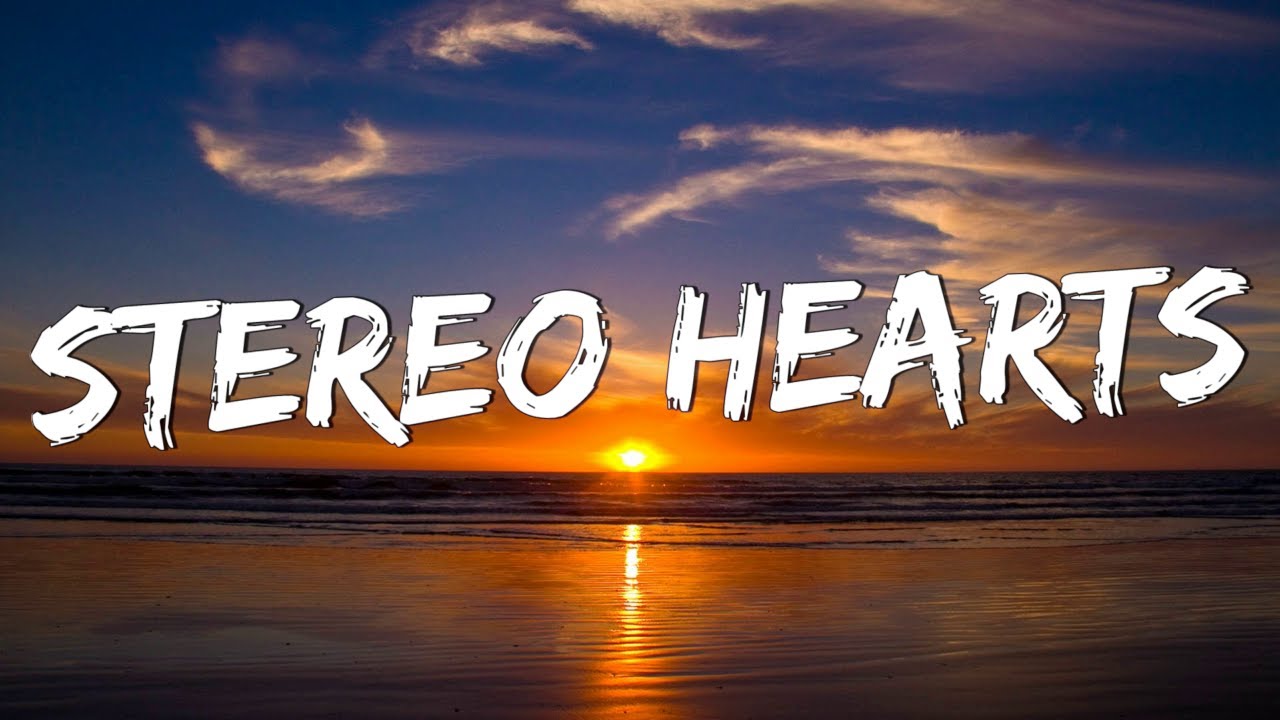 Stereo Hearts - Gym Class Heroes (Lyrics) ft. Adam Levine, One Direction, Ruth B.,...