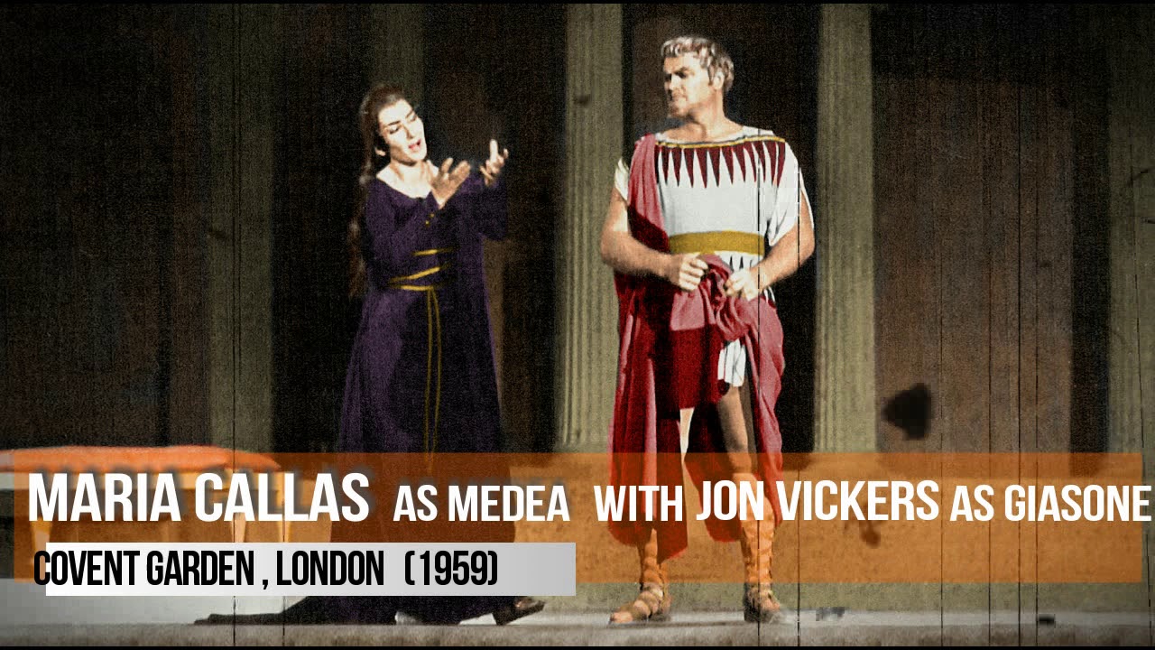 Maria Callas & John Vickers - Medea Act II (duet)  [Covent Garden, 1959]