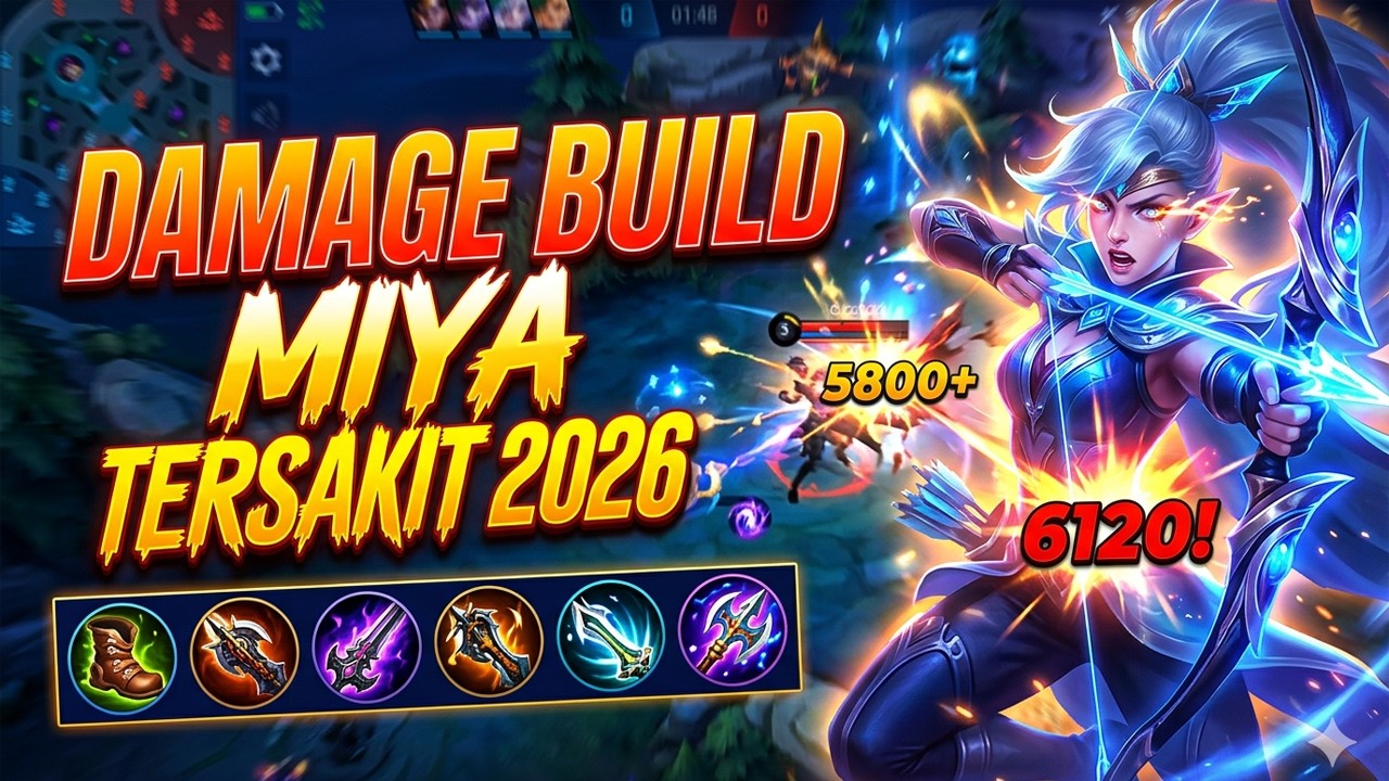 MIYA INVISIBLE HUNTER BUILD 2026! AUTO WIN RANKED (TOP 1 GLOBAL BUILD)