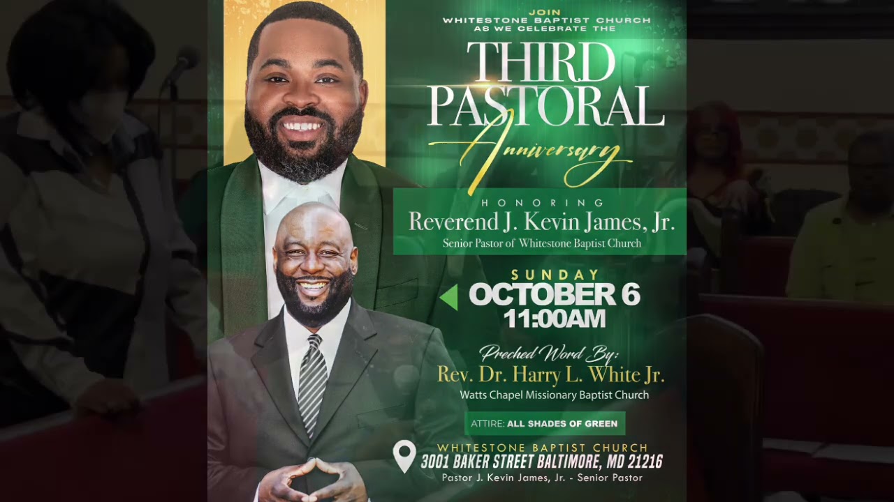 3rd Pastoral Anniversary 10-6-24