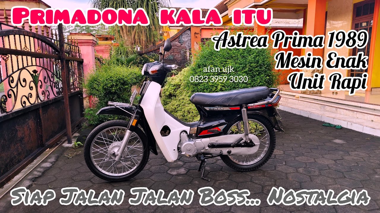 PRIMADONA KALA ITU, HONDA ASTREA PRIMA 1989 MESIN ENAK, KONDISI CAKEP, READY SIAP JALAN JALAN