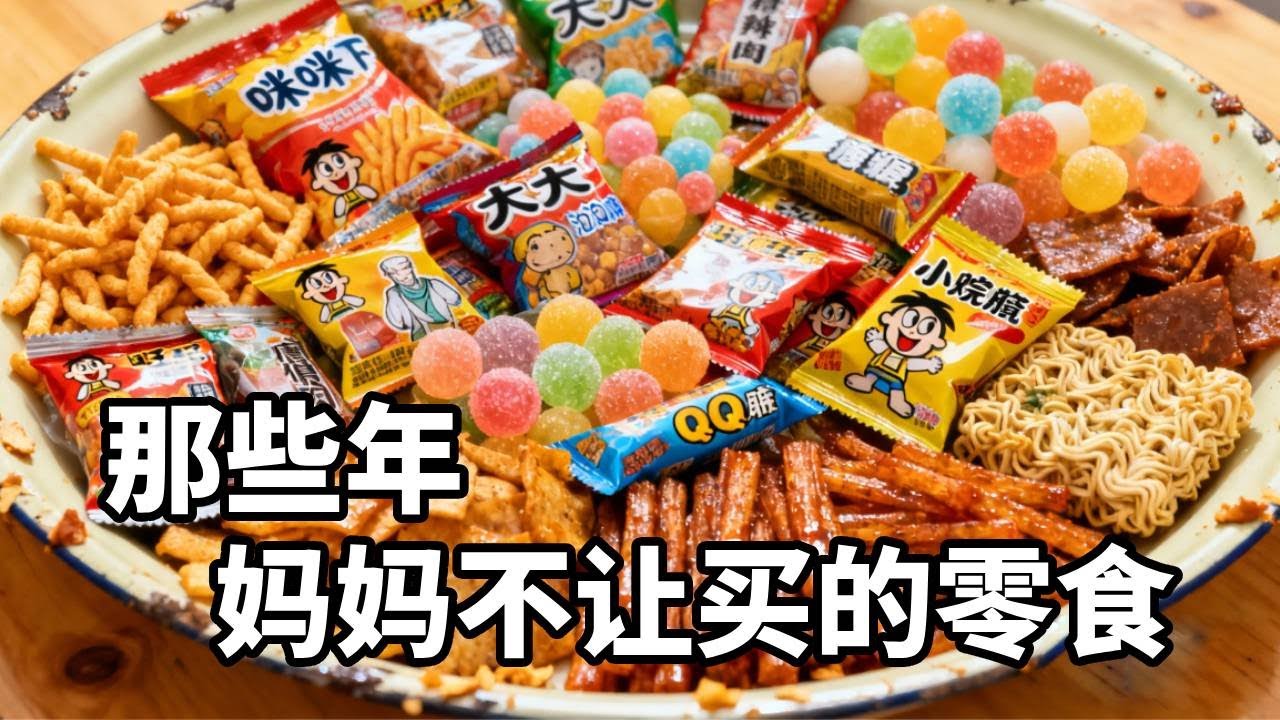 盘点那些年妈妈禁止的零食，哪款是你的最爱？一起来加入讨论吧！【无心芭比】