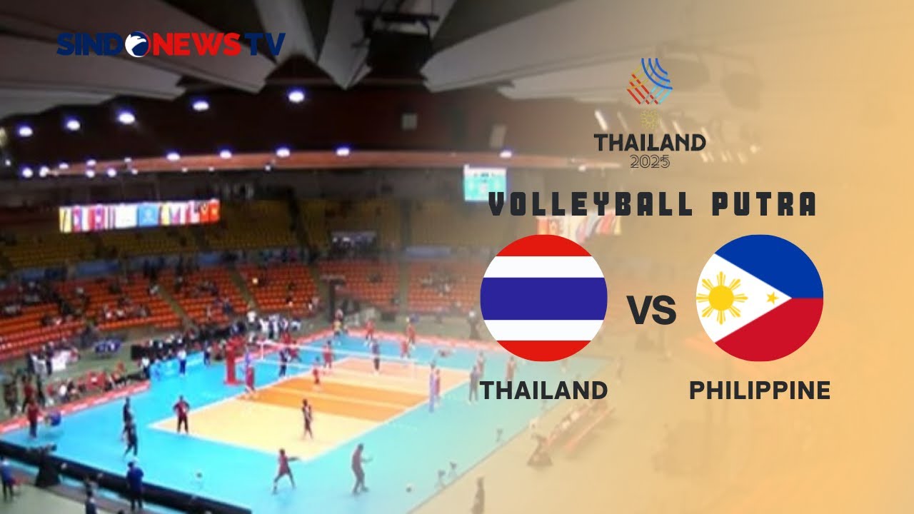 🔴VOLLEYBALL INDOOR SF (MENS) | THAILAND VS PHILIPPINES | SEA Games Thailand 2025 | 18/12
