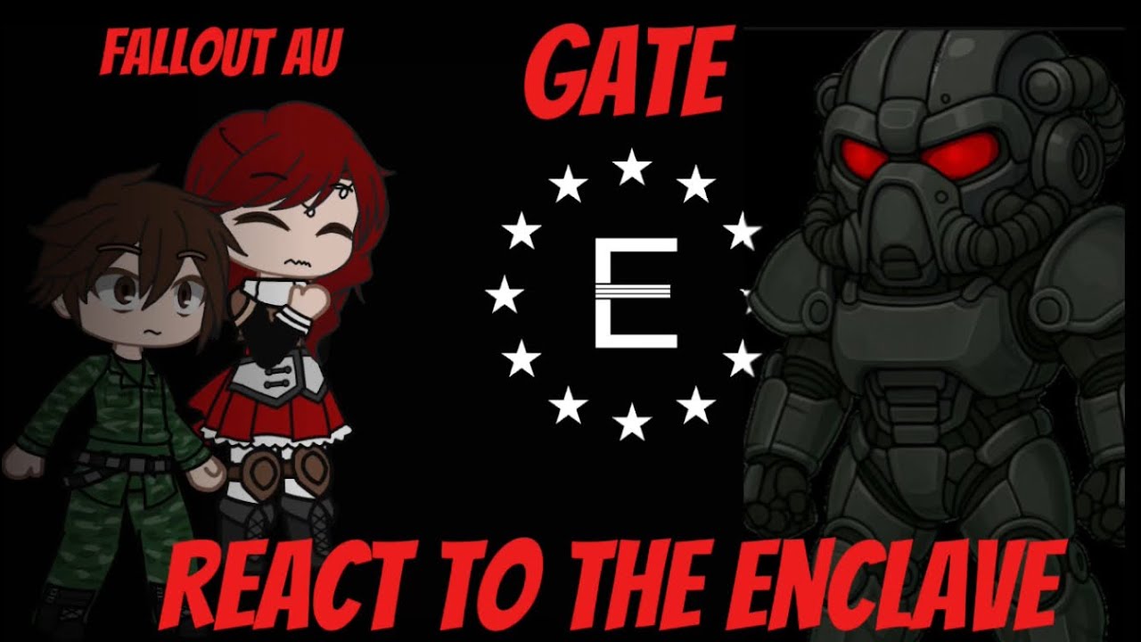 GATE react to The Enclave/Fallout and USA PLAY AT 2X SPEED (fallout factions x GATE AU)