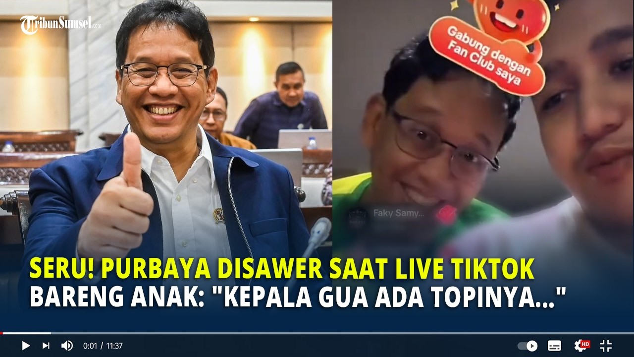Seru! Purbaya Disawer Saat Live TikTok Bareng Anak: 