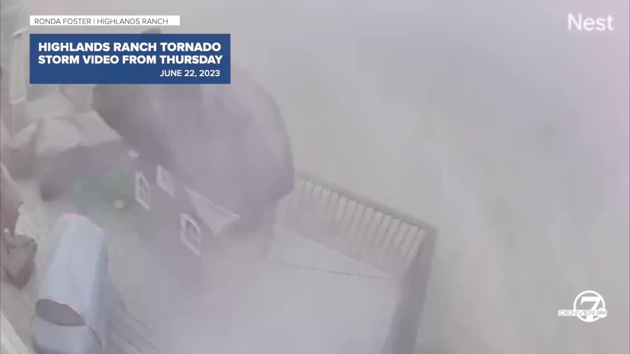 Caught on video: Highlands Ranch tornado damage