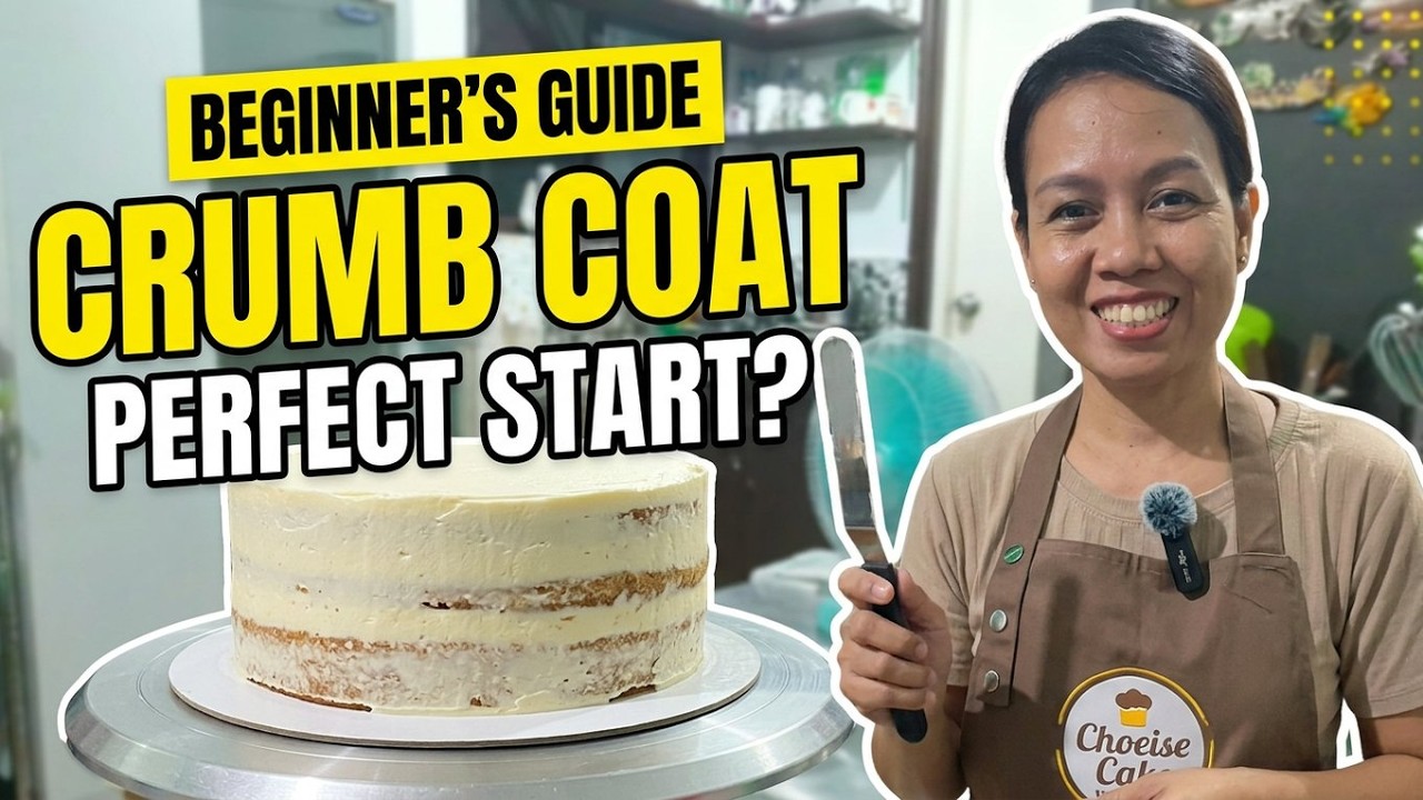 Cake Decorating for Beginners | How to Level, Fill & Crumb Coat a Cake