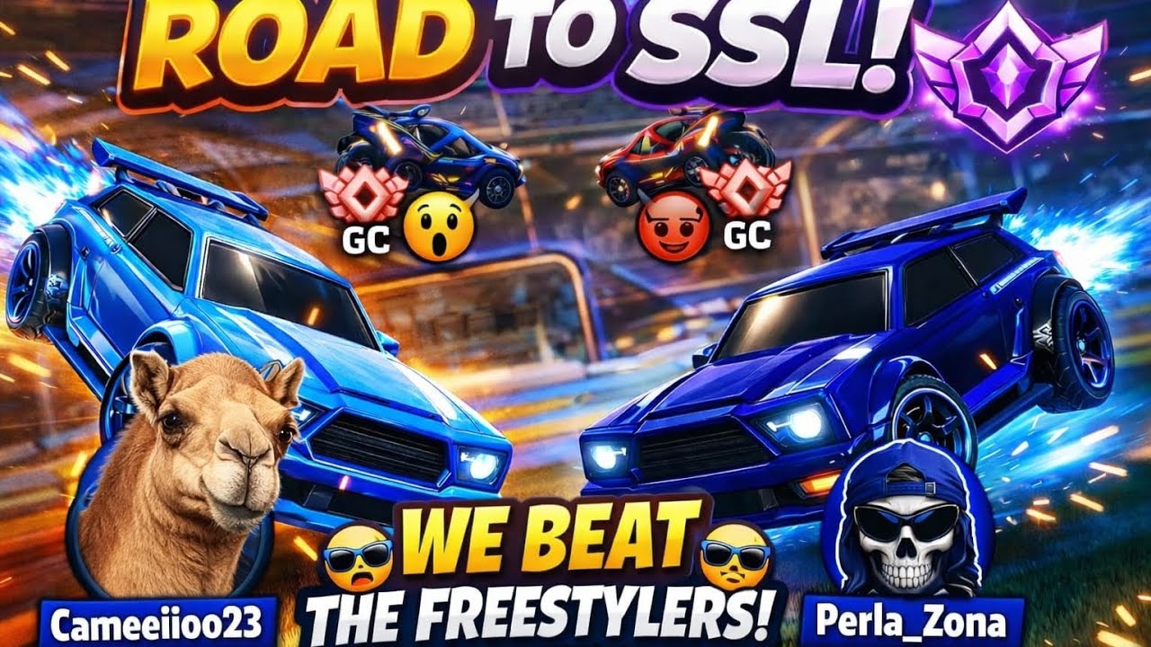 💪GANAMOS A DOS JUGADORES MUY MECANICOS👌 (FRESSTAYLERS) |Road to SSL en rocket league