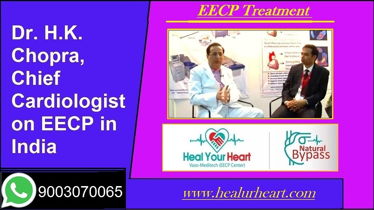 Dr. H.K. Chopra,Chief Cardiologist on EECP in India