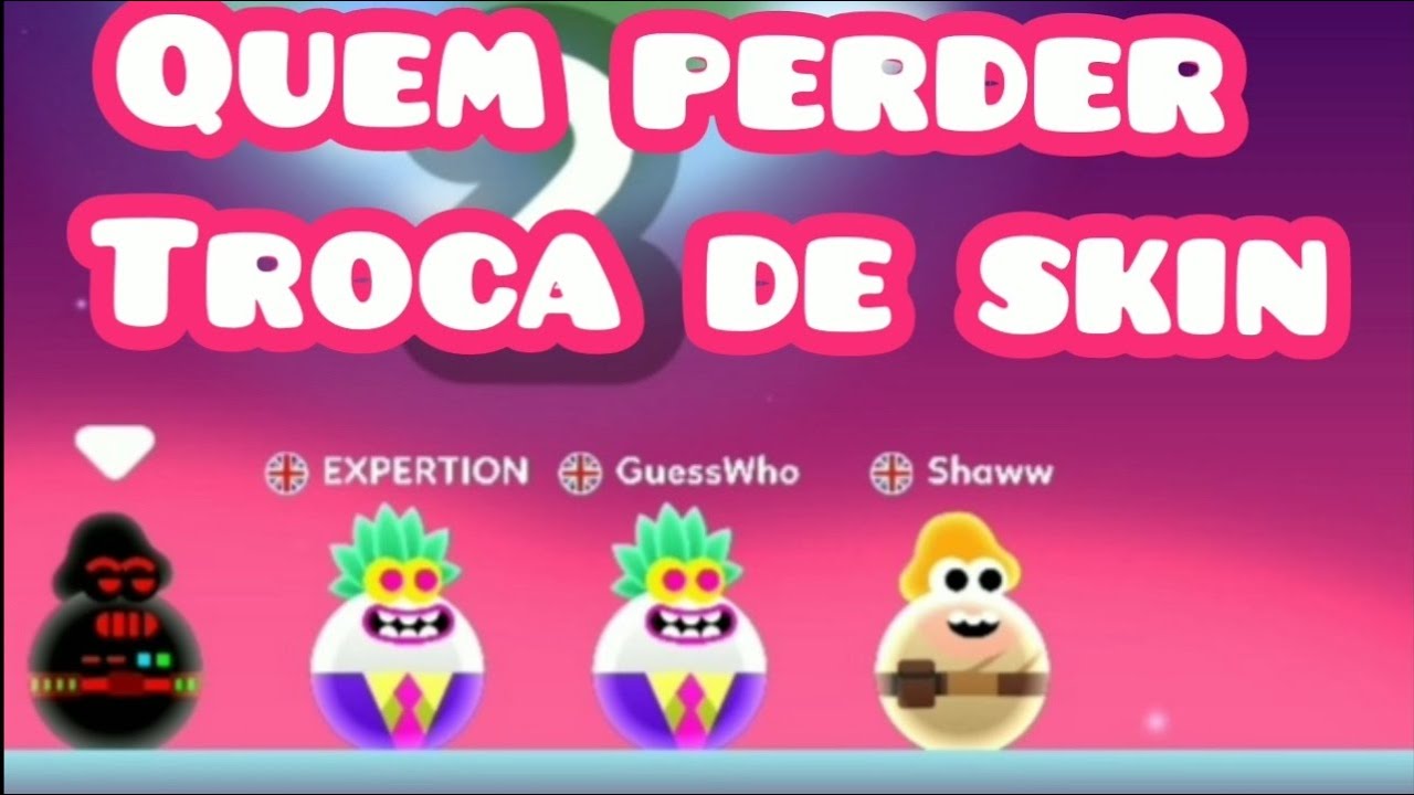 Desafio Bloop Go! | quem perder troca de Skin