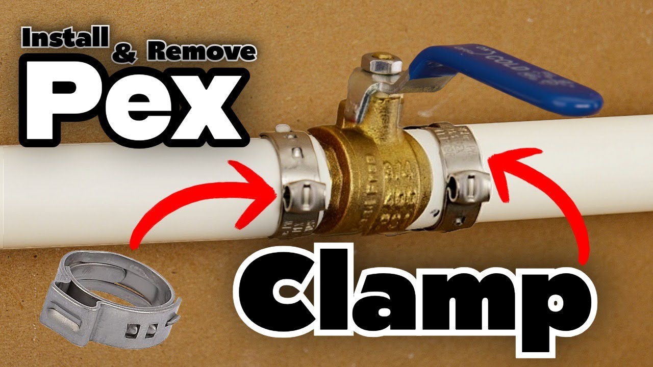 How To Install Remove Pex Clamp Cinch Ring Easy Simple