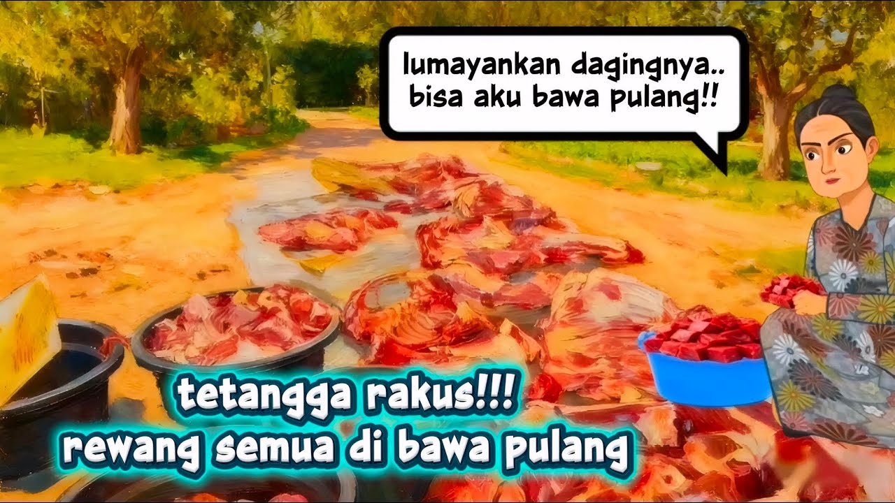 TETANGGA RAKUS,REWANG SEMUA DI BAWA PULANG || ANIMASI DRAMA #animasi #dramatoonanimasi